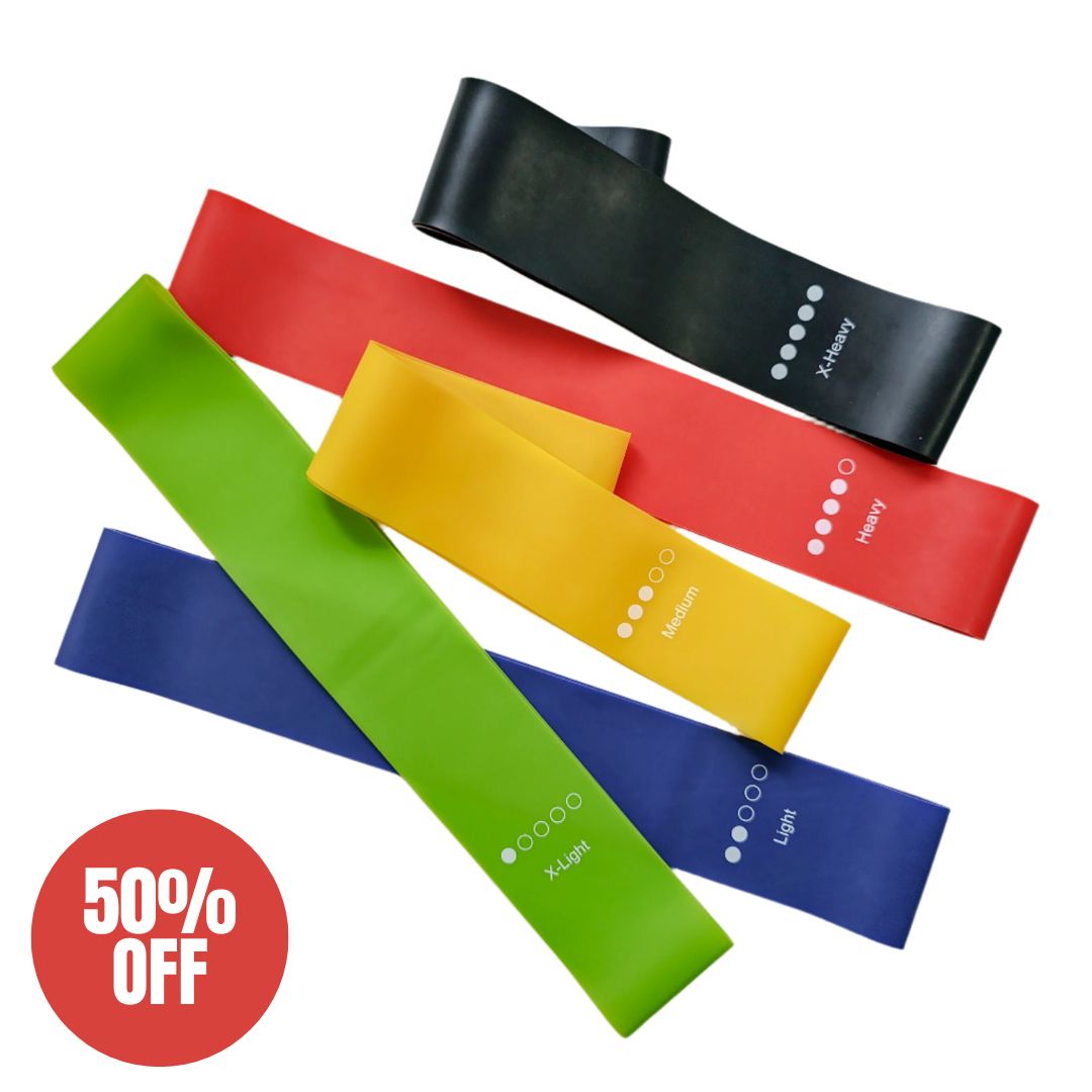 PushMyLimit™ Fitness bands for Strength training, Yoga, Stretching and Targeted muscle training.